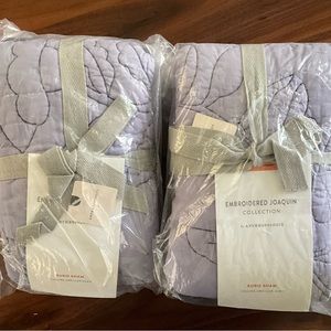 Joaquin embroidered Euroshams pair